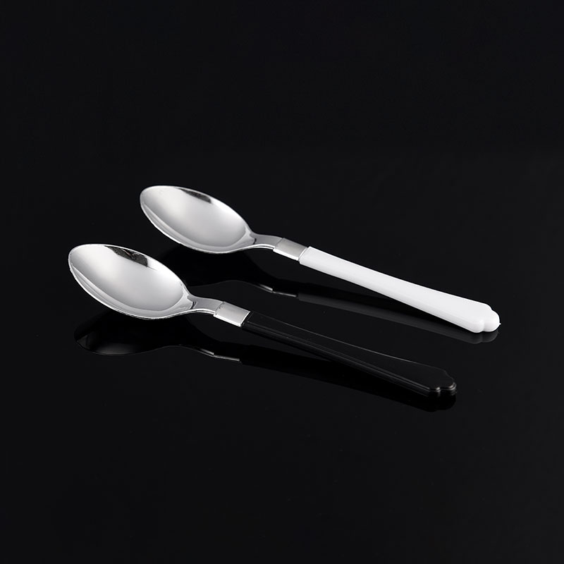 Heavy Duty Silver Coating Plastic Cutlery Disposable